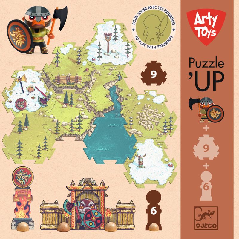Puzzl&rsquo;Up Alric Barbarious - Arty Toys - 15 pcs