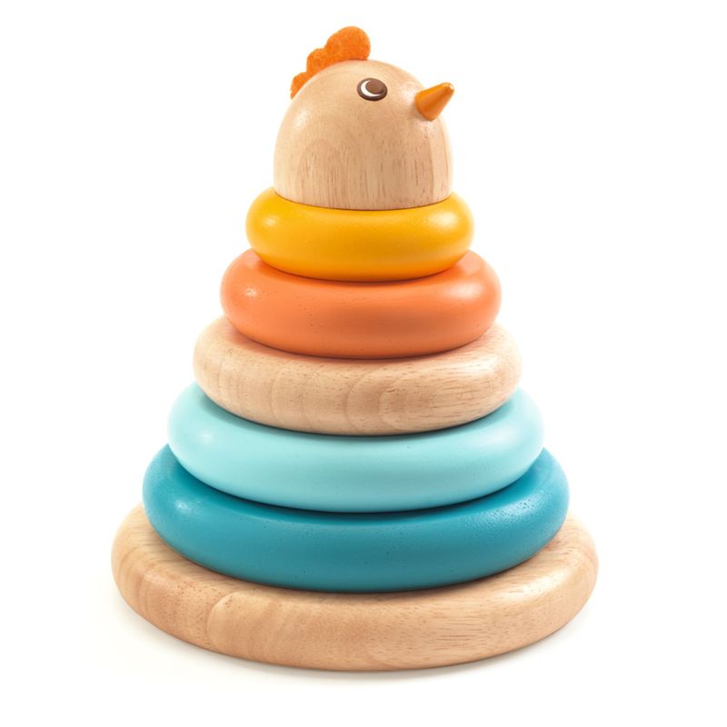 Early development toy Cachempil, mother hen