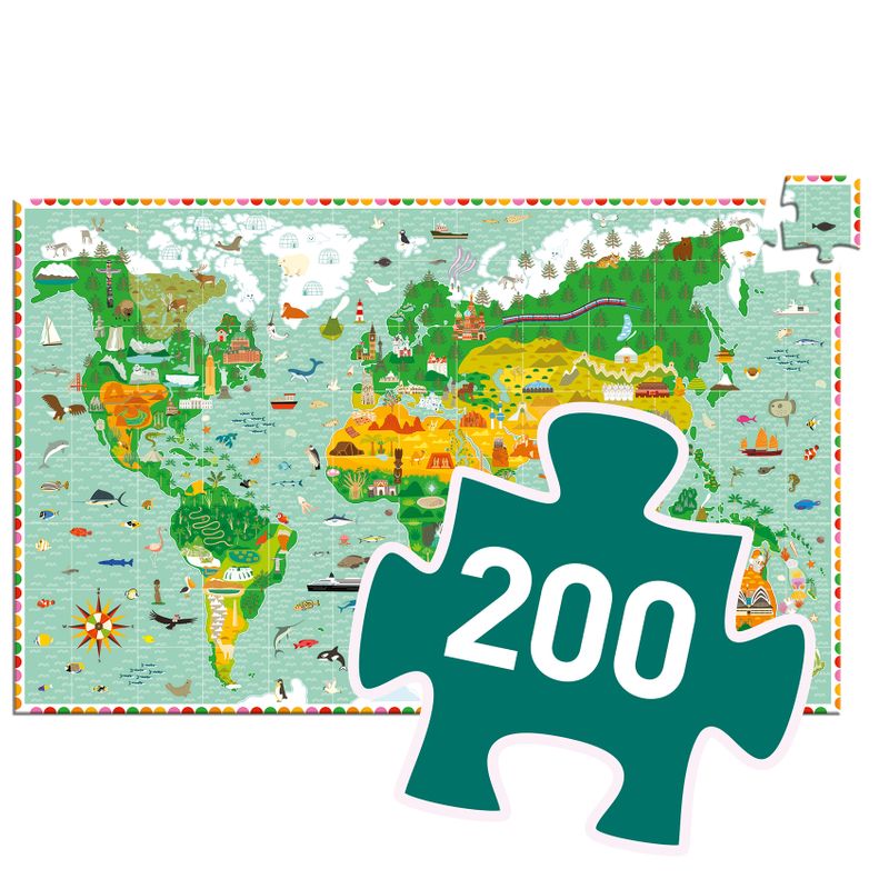 Around the world, 200 pcs