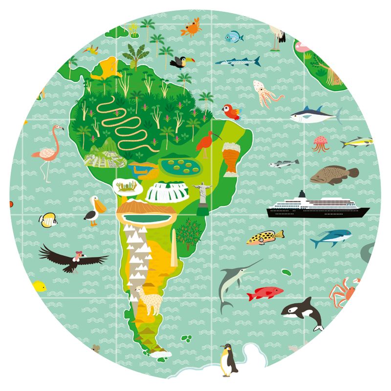 Around the world, 200 pcs