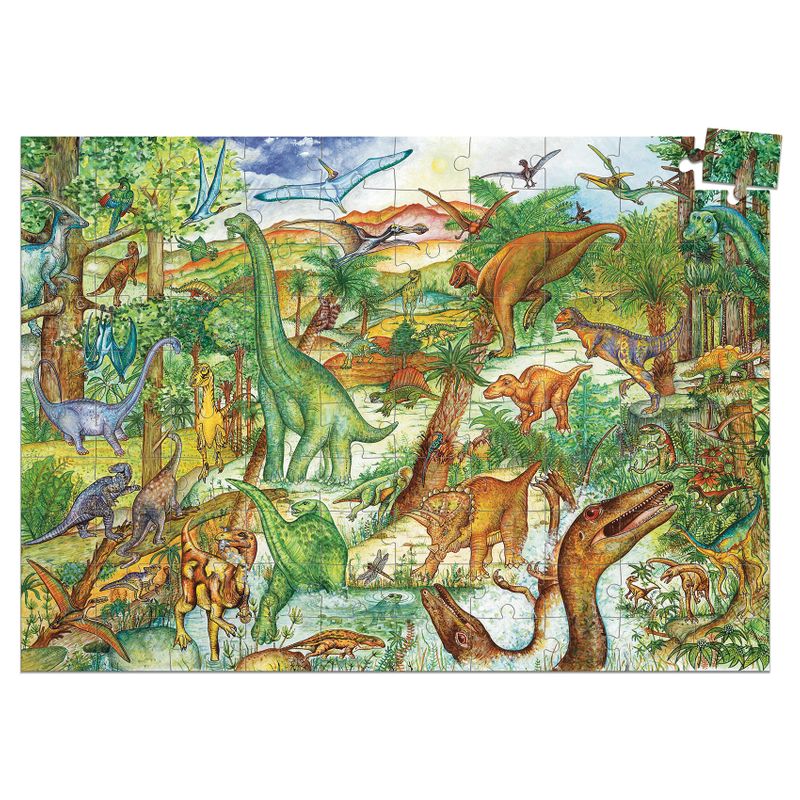 Observation puzzle, Dinosaur, 100 pcs