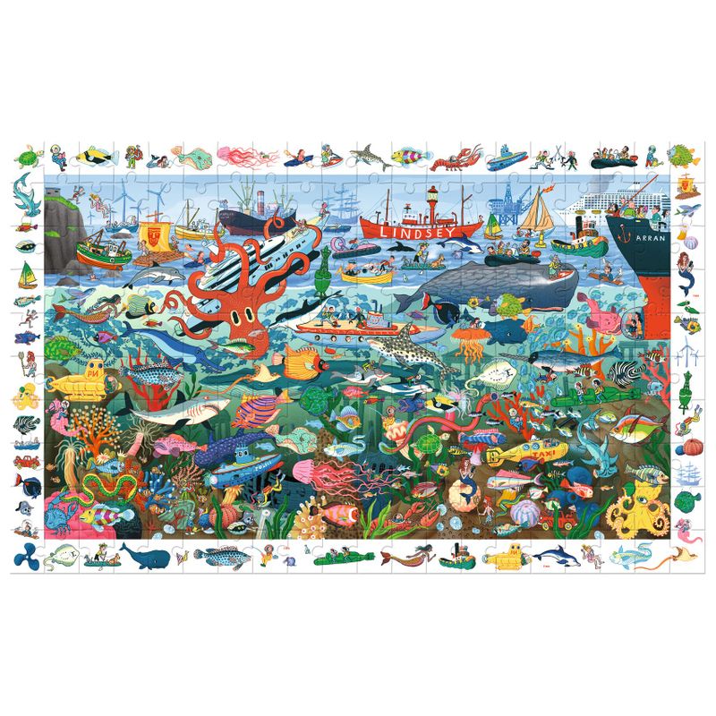Observation Puzzle - Secrets of the Sea, 200 pcs