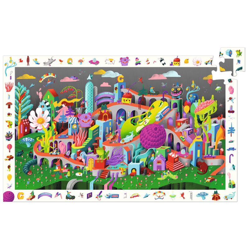 Observationspussel - Crazy Town - 200 pcs - FSC MIX