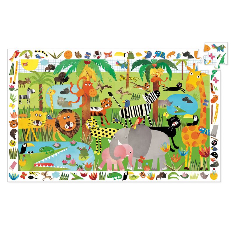 Observation puzzle Jungle, 35 pcs