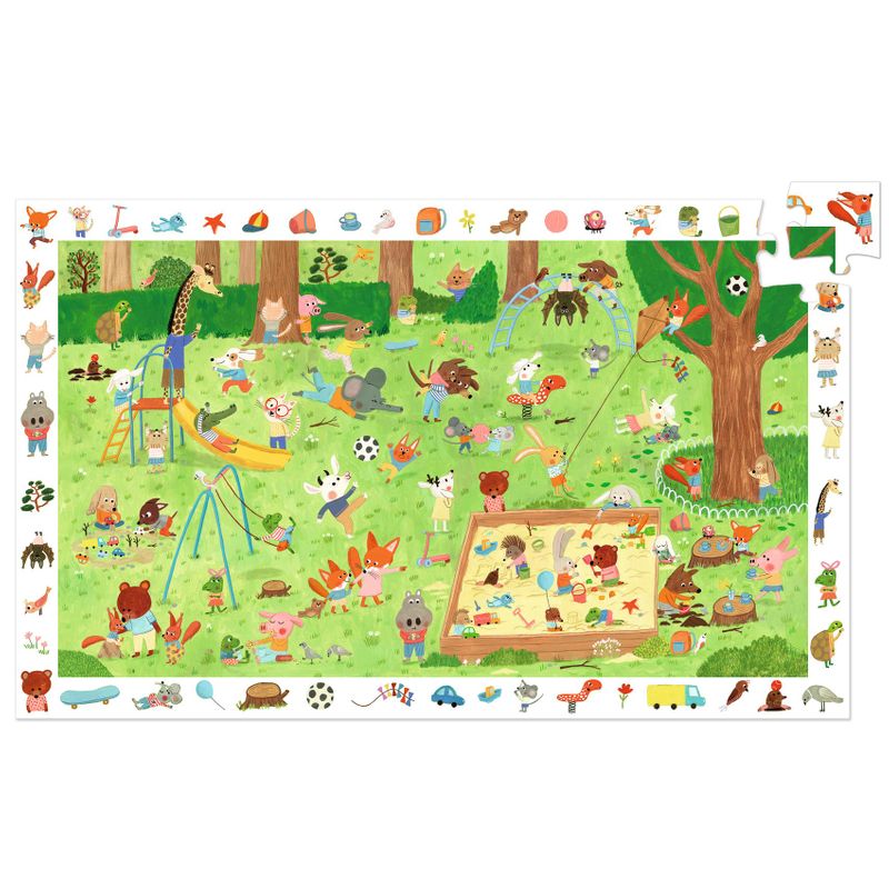 Observationspussel - Little Friends' Garden - 35 pcs - FSC MIX