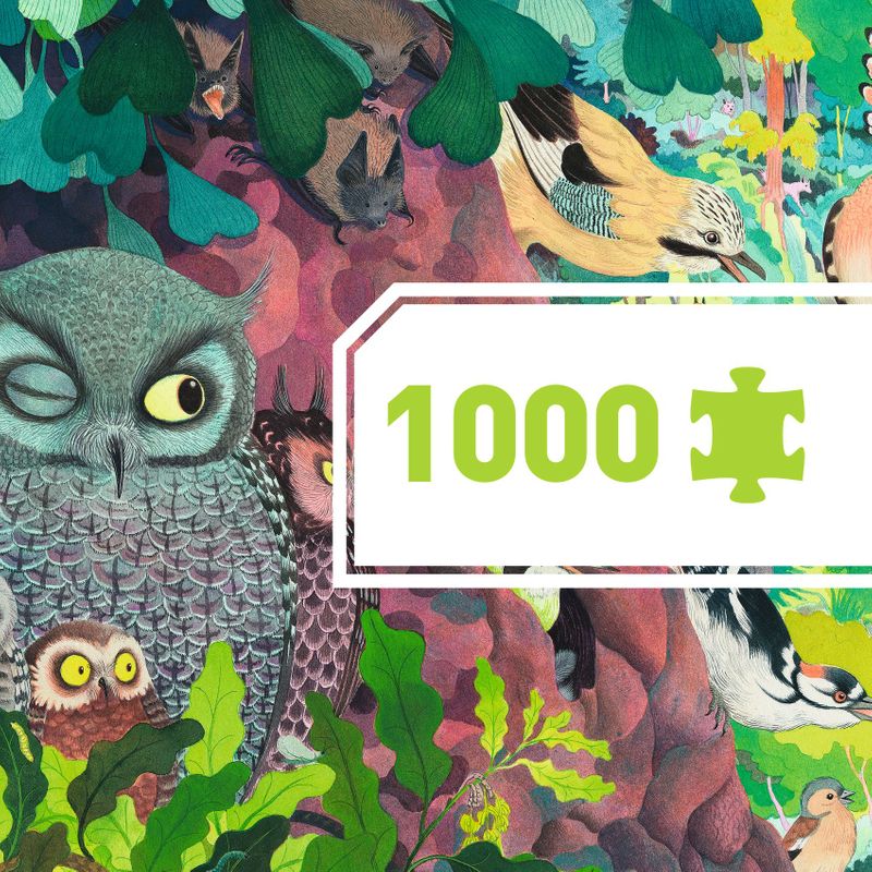 Owls and birds 1000 pcs - FSC MIX