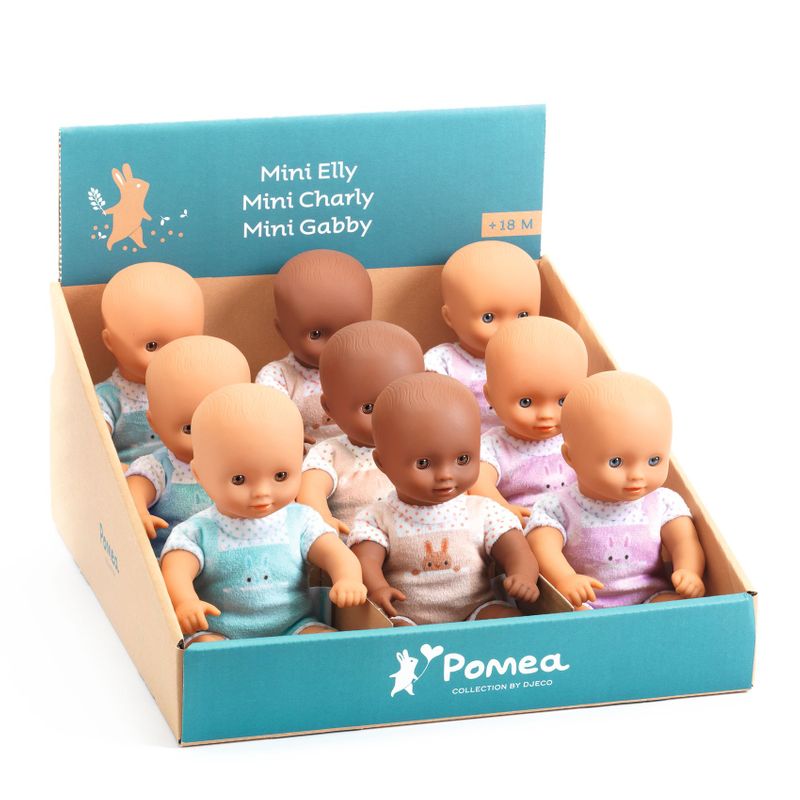 POMA Dolls - Mini: Poppy, Charly, Gabby - 9 pcs