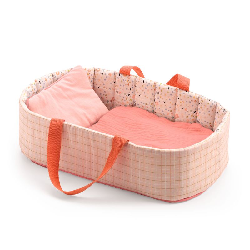 Doll Bassinet Pink Lines