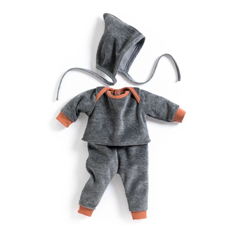 Doll Outfit - Pearl Gray