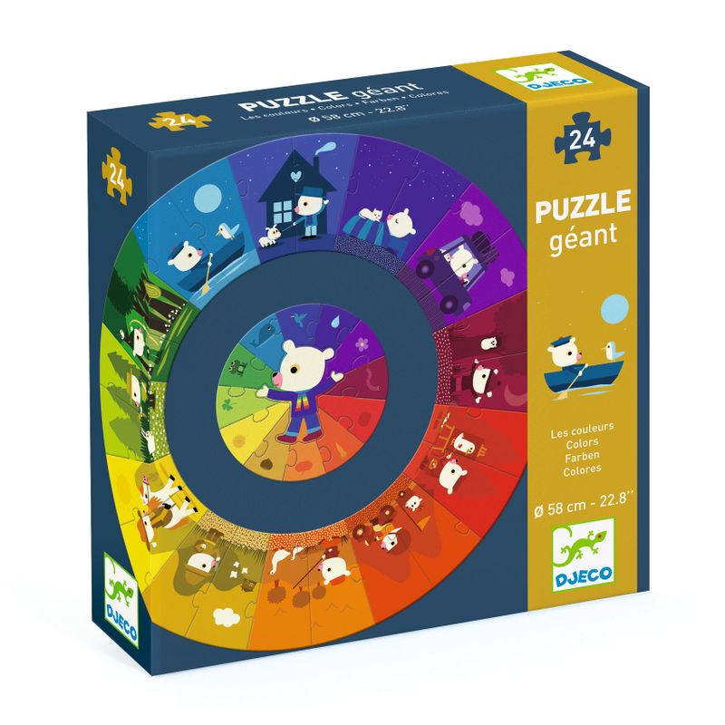 Giant Puzzle Colors, 37 pcs