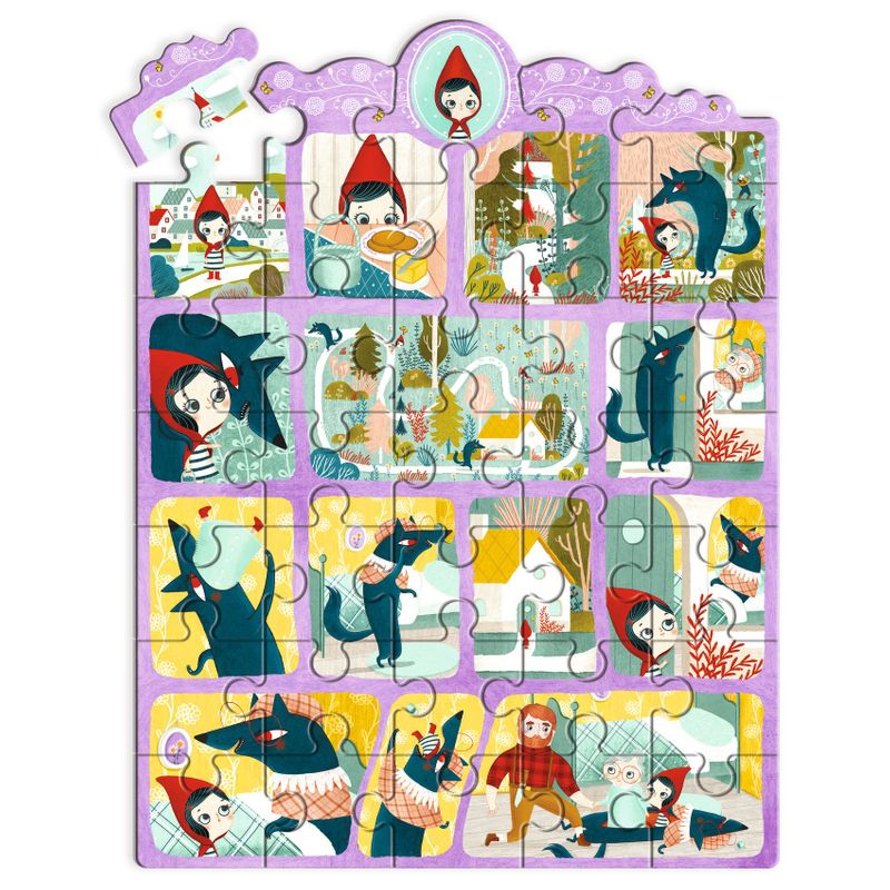 Story Puzzle, Little Red Riding Hood - 35 pcs - FSC MIX