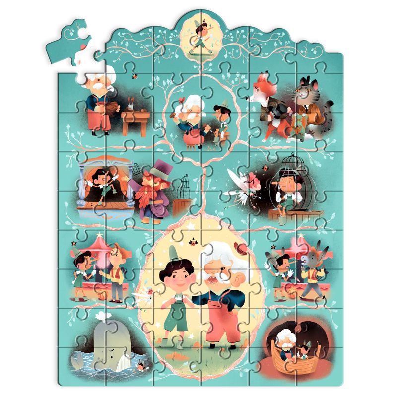 Story Puzzle, Pinocchio - 54 pcs - FSC MIX