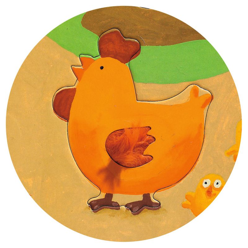 Giant Puzzles - Tactilofarm, 20 pcs