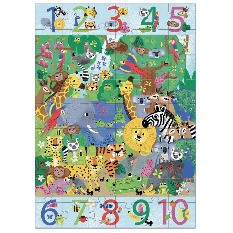 1 to 10 Jungle - FSC MIX, 54 pcs