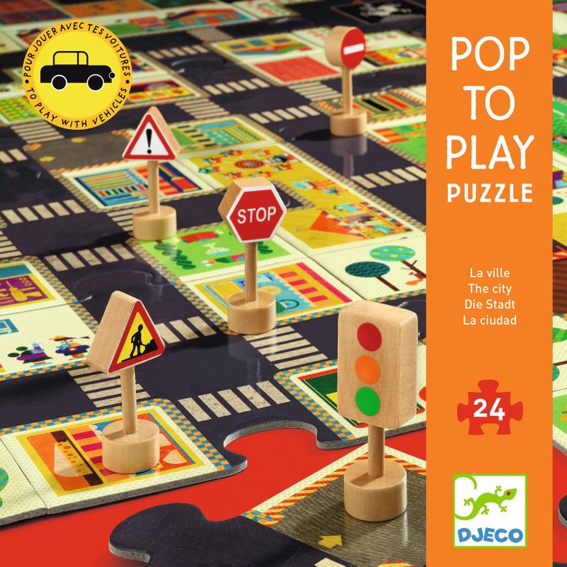 Puzzle, The City, 24 pcs