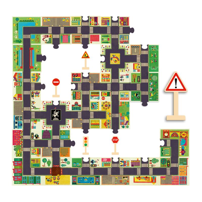 Puzzle, The City, 24 pcs