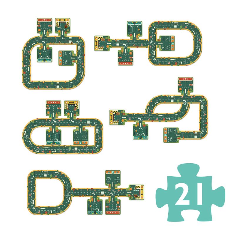 Road, 21 pcs