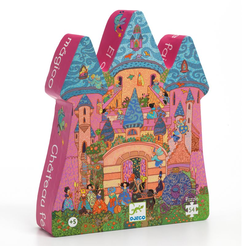 Siluettepuzzle, fairy castle