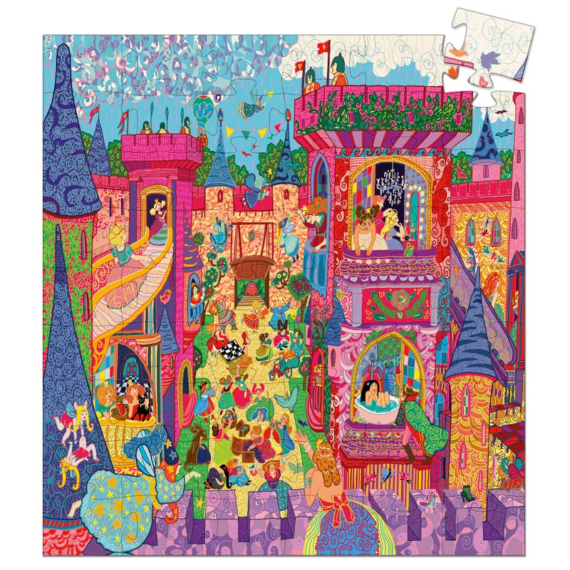 Siluettepuzzle, fairy castle