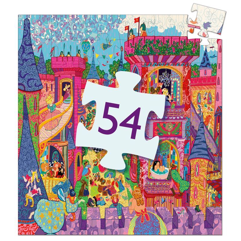 Siluettepuzzle, fairy castle