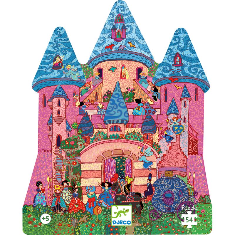 Siluettepuzzle, fairy castle