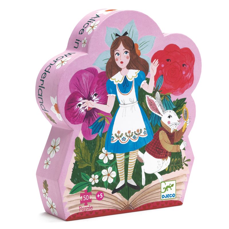 Siluettepussel, Alice in Wonderland, 50 pcs