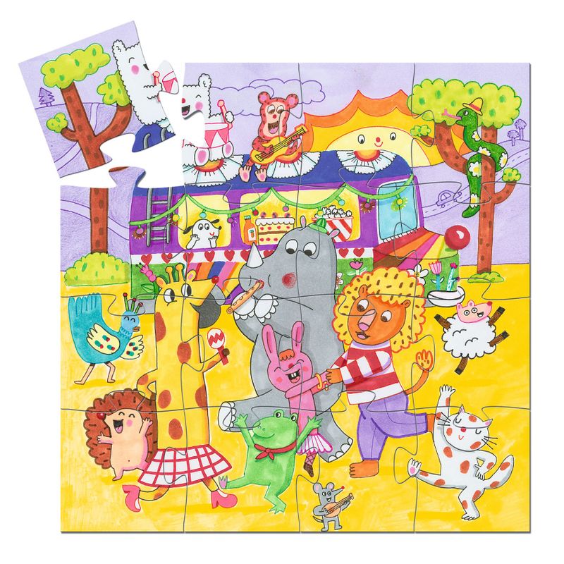 The rainbow bus, 16 pcs