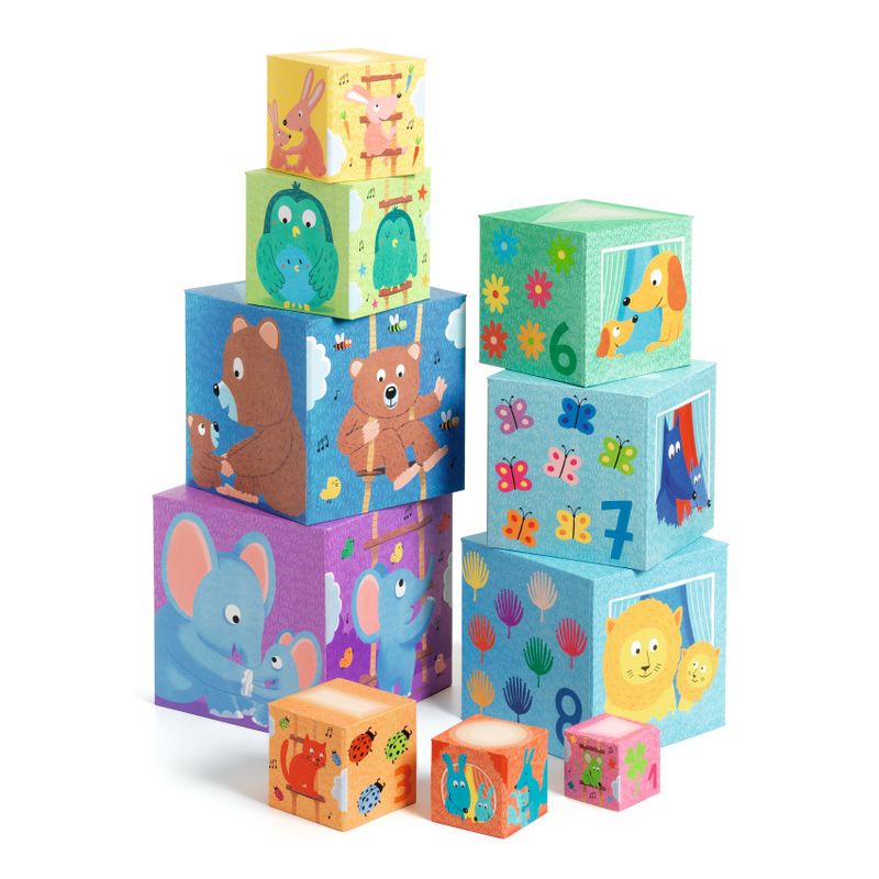 10 Rainbow blocks