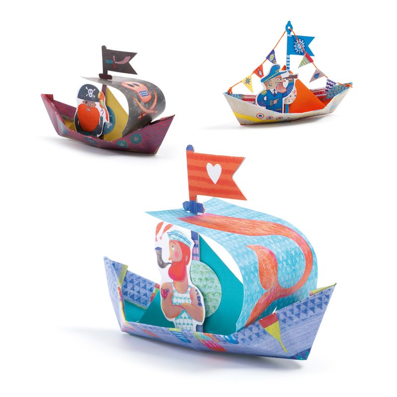 Origami, Floating boats