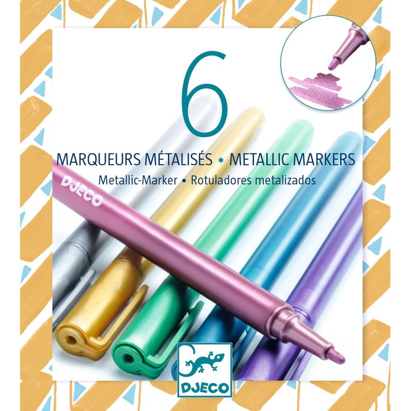 6 Metallic Markers