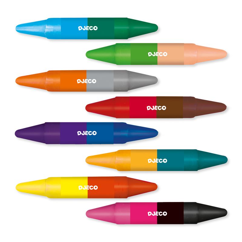 8 twins crayons