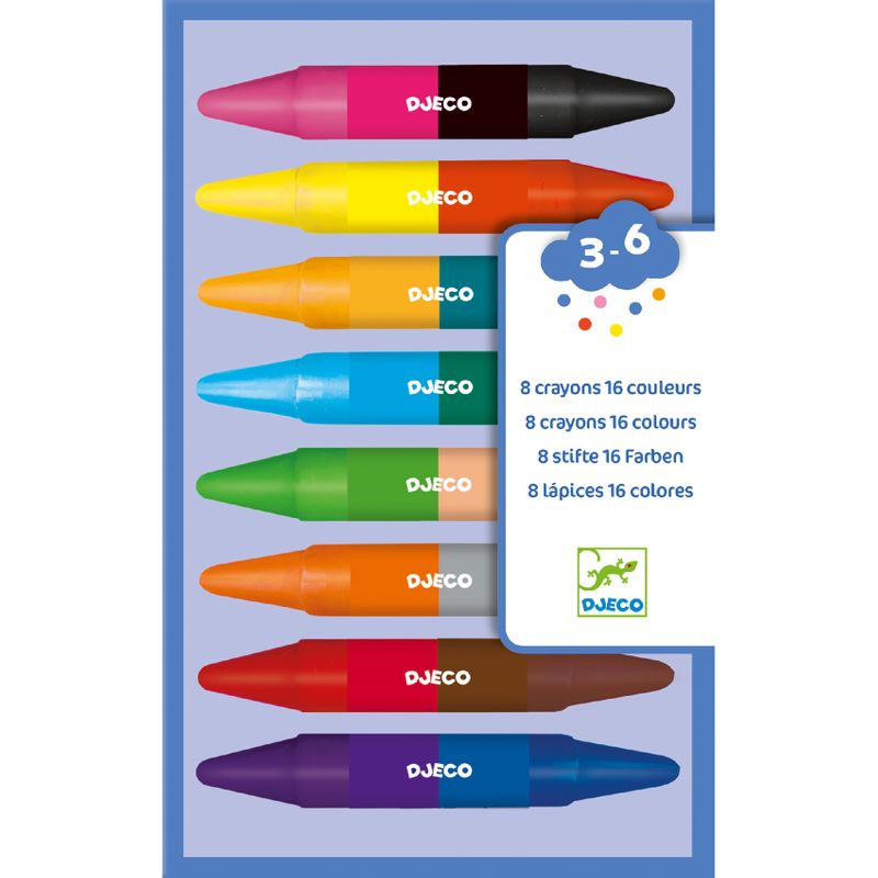 8 twins crayons