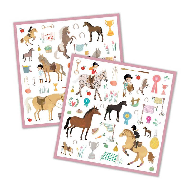 Stickers. horses