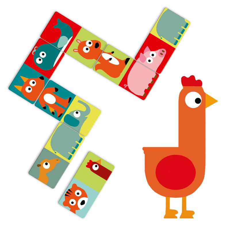 Animal Domino Puzzle