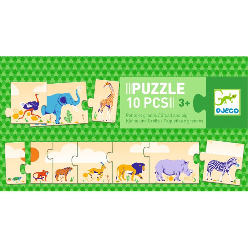 Puzzle frise Smal and big - 10 pcs