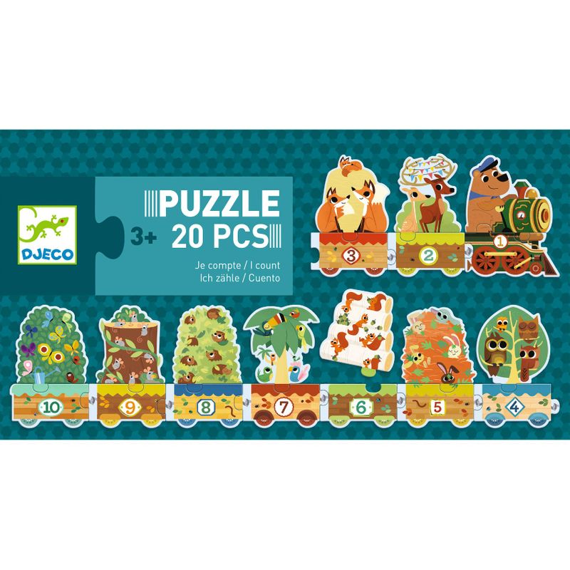 Puzzle - I Count, 20 pcs