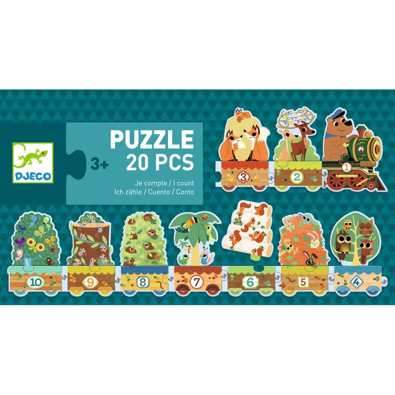 Puzzle - I Count, 20 pcs