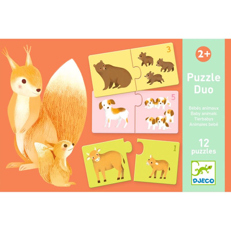 Puzzle Duo, Baby Animals