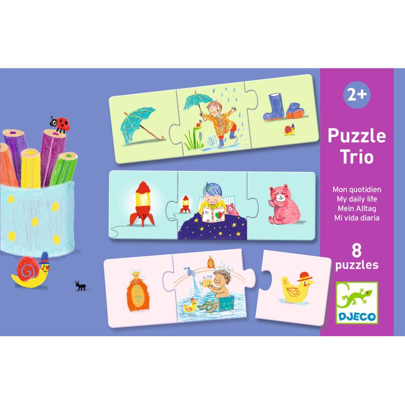 Puzzle Trio - My Daily Life, 24 pcs