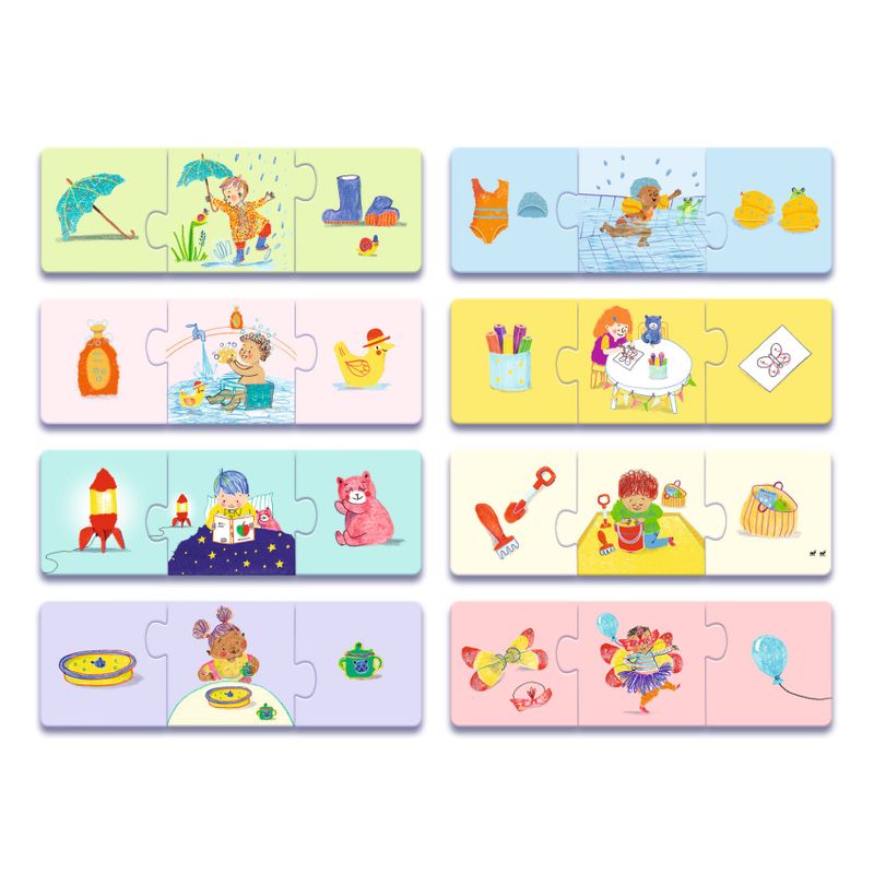 Puzzle Trio - My Daily Life, 24 pcs