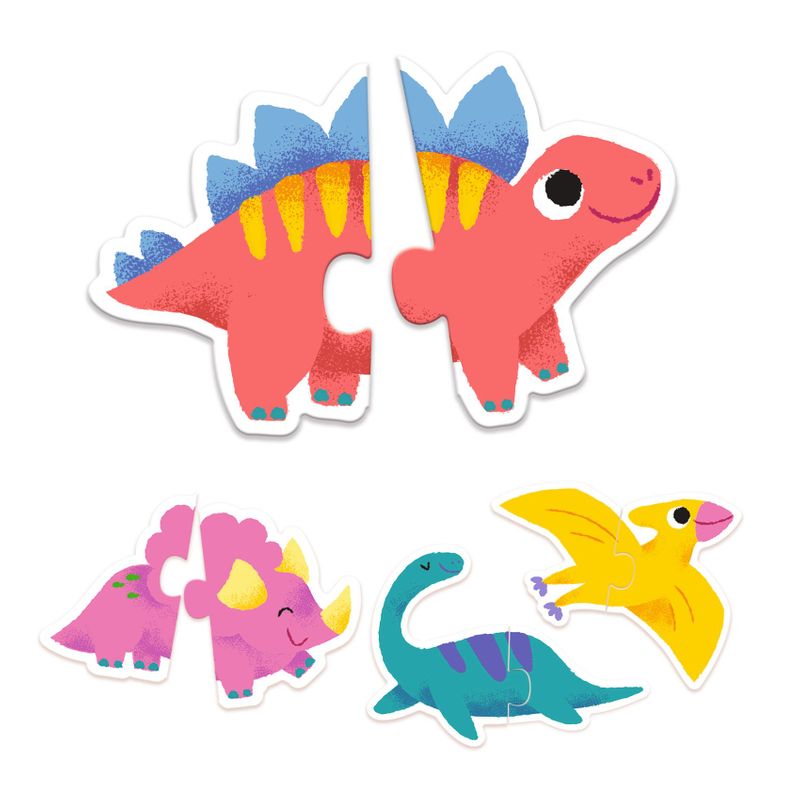 Puzzle Duo - Duo Dinos, 20 pcs