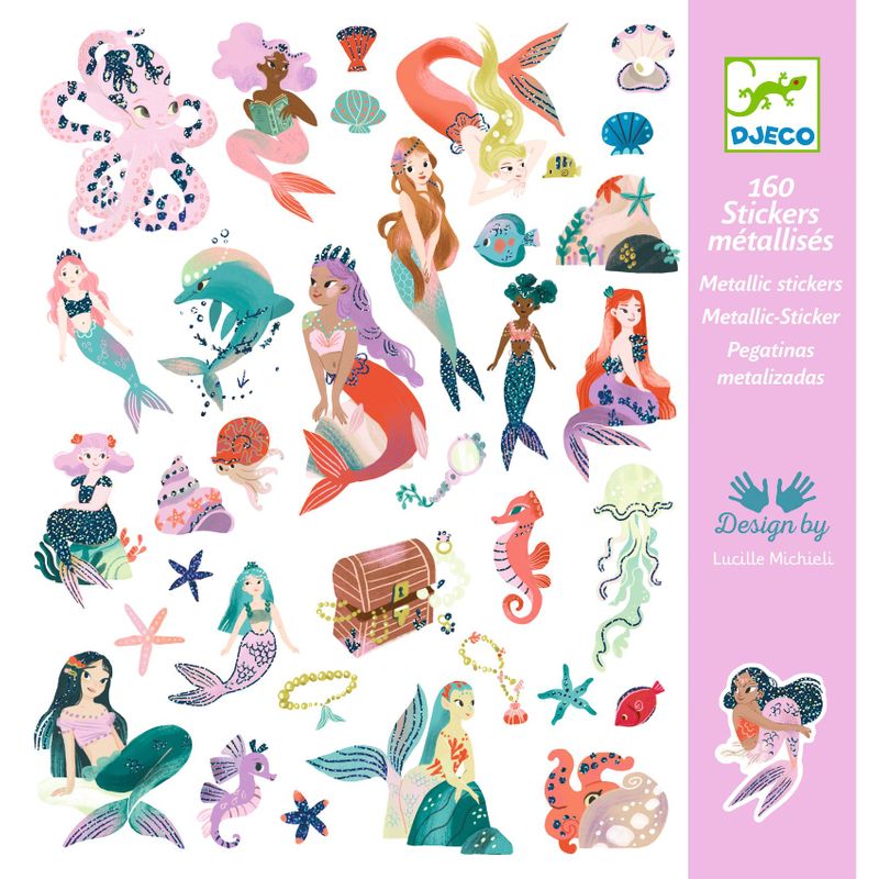 Stickers - Sparkly Mermaids