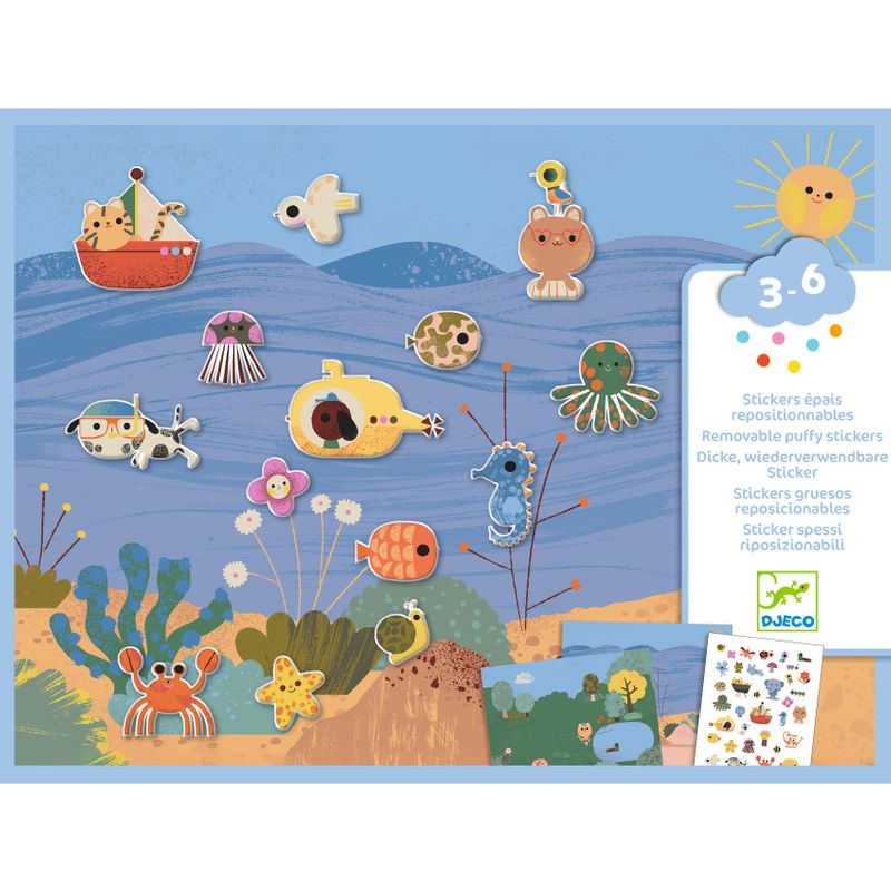 Reusable Stickers - Summertime
