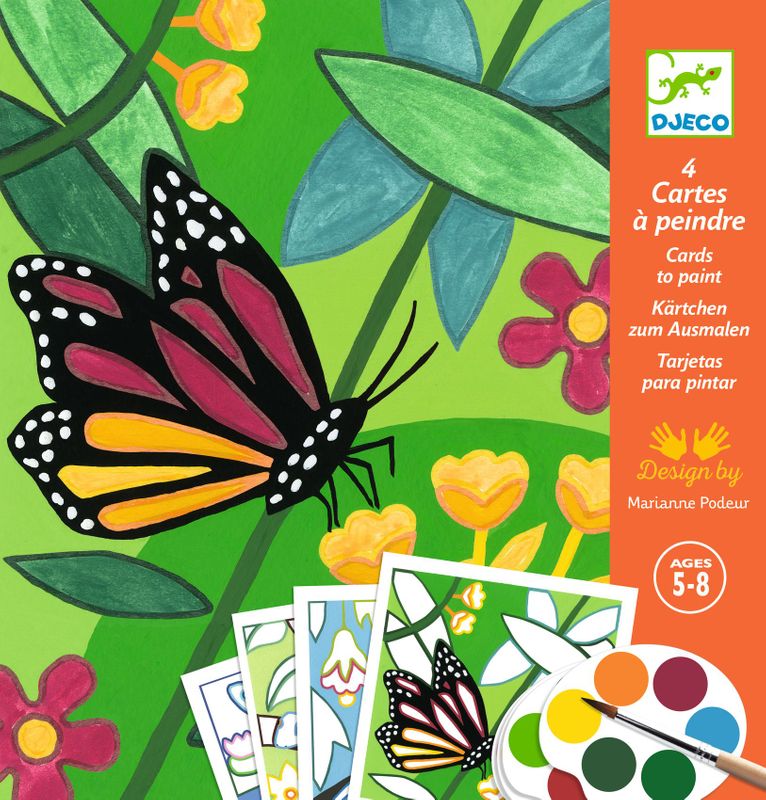 Cards to Paint - Indonesia