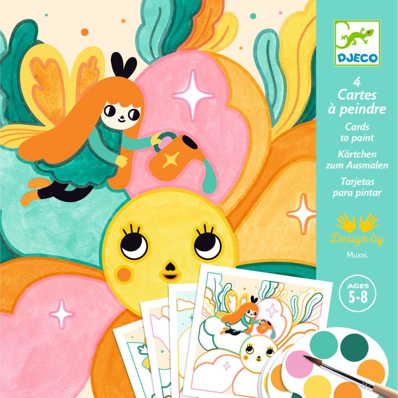 Cards to Paint - Magical Garden