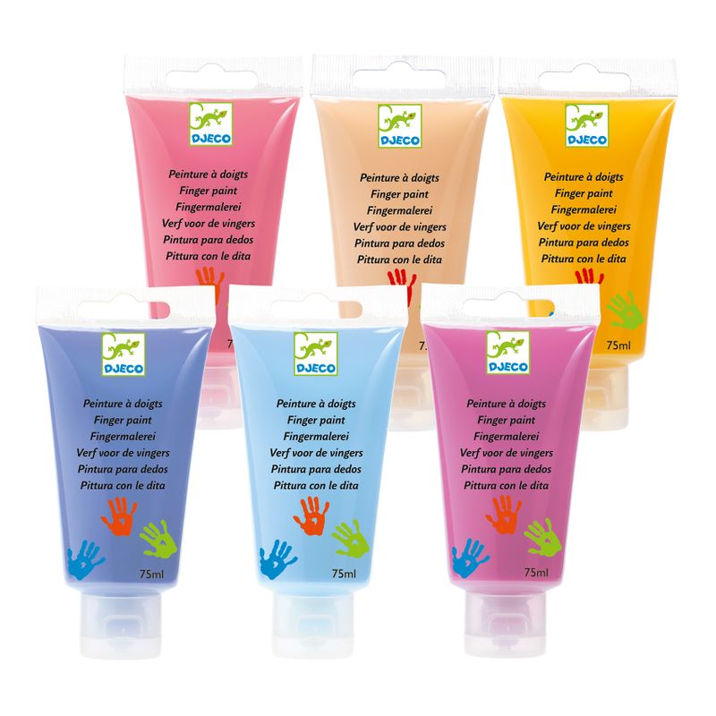6 fingerpaint&acute;s tubes - Sweet