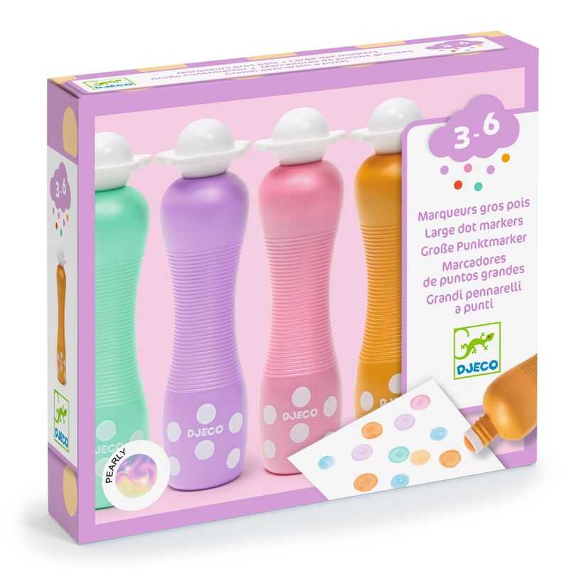 Large Dot Markers - Pearly