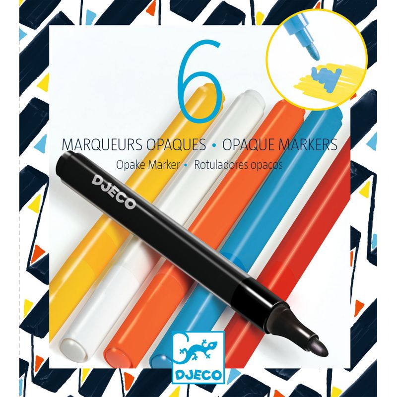 6 Opaque Markers - Street Art