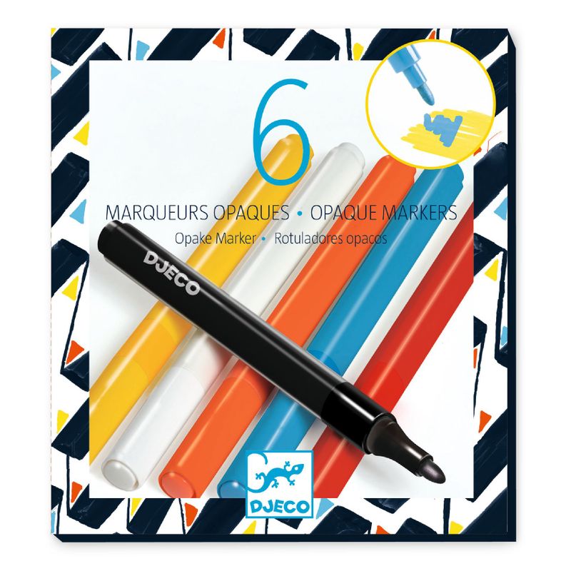 6 Opaque Markers - Street Art