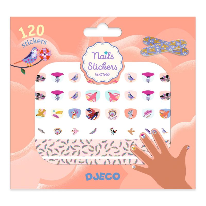 Nails Stickers - Feathers - FSC MIX